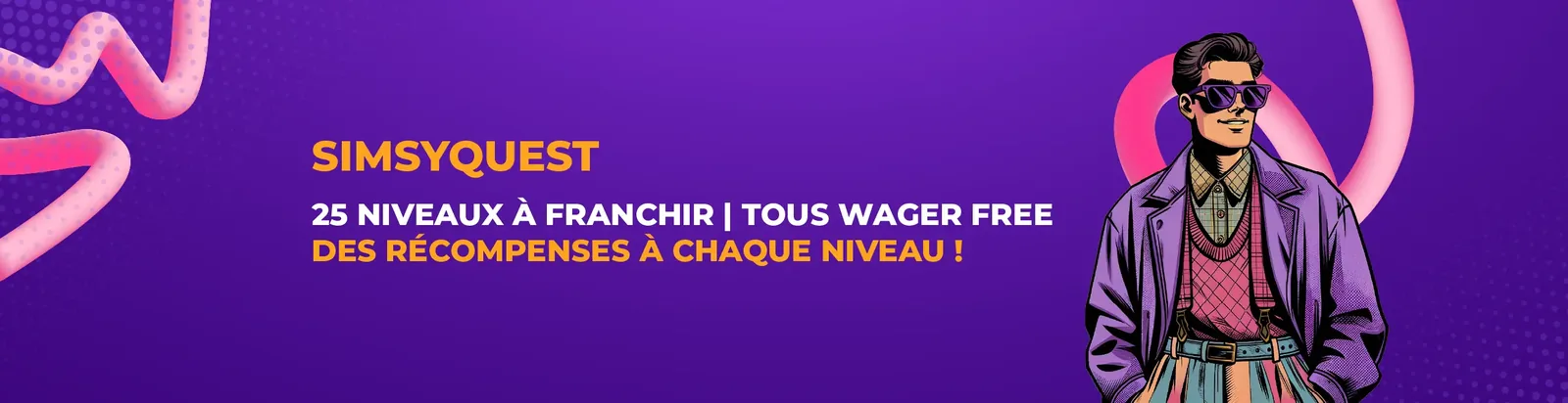 SimsyQuest : 25 niveaux à franchir, des récompenses à chaque niveau
